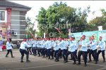 Semangat Petugas Lapas Indramayu Ikuti Lomba Yel-yel di Kanwil Kemenkumham Jabar