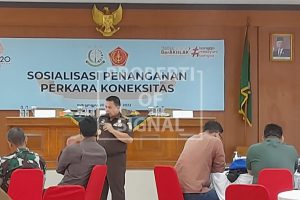 Sosialisasi Penanganan Perkara Koneksitas, Aspidmil Kejati Jabar Sambangi Kejari Indramayu