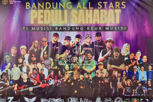 Hadiri Event Bandung All Star Peduli Sahabat, Kakanwil Kemenkumham Jabar Bahas Kekayaan Intelektual