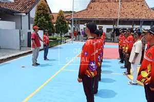 Anggota Pramuka Lapas Indramayu Latihan PPGD