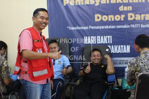 Peringati Hari Bakti Pemasyarakatan ke-59, Lapas Indramayu Gelar Donor Darah