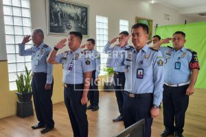 Lapas Indramayu Ikuti Apel Kesiapan Lebaran 1444 H & Pelepasan Mudik Bareng Kemenkumham