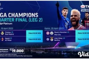 Jadwal Perempat Final UEFA Champion League leg 2