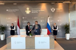 Indonesia & Rusia Teken MoU Kerjasama di Bidang Hukum