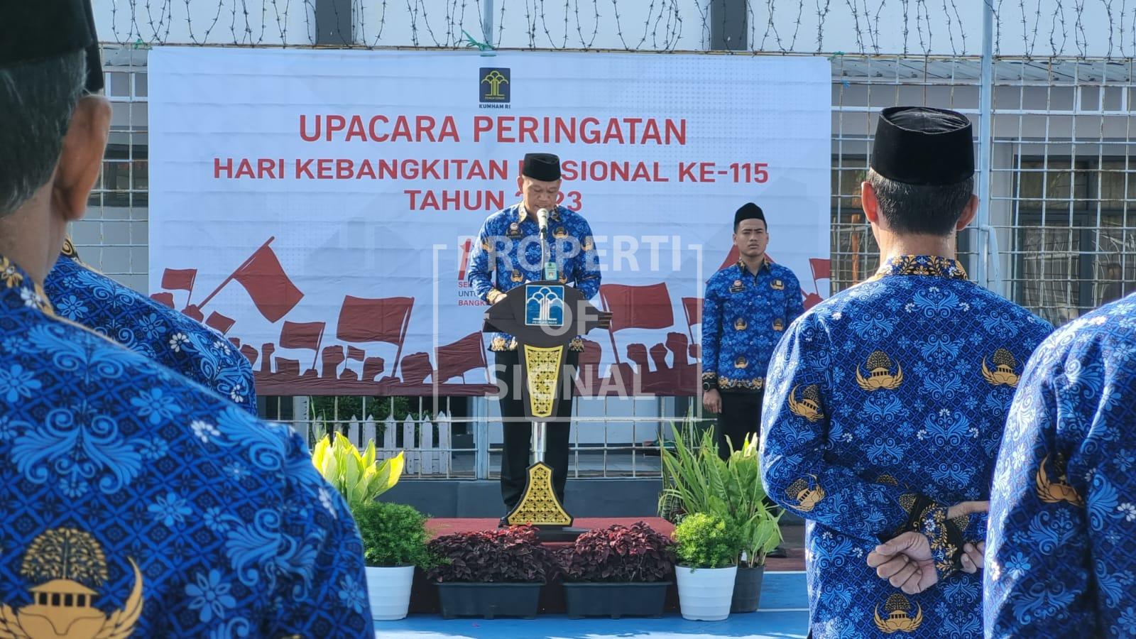 Peringati Hari Kebangkitan Nasional ke-115, Lapas Indramayu Lakukan Upacara Peringati Hari Kebangkitan Nasional ke-115, Lapas Indramayu Lakukan Upacara