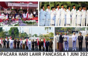 Upacara Hari Lahir Pancasila, FPK Surabaya Diserahi Bendera oleh Walikota.