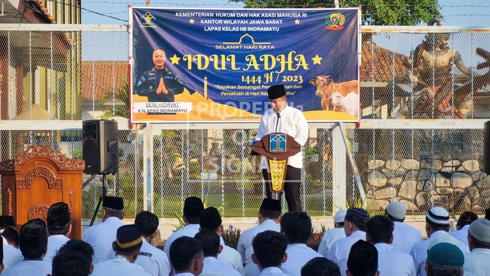 Kalapas Indramayu Ajak WBP Maknai Idul Adha Dengan 2 Hal Ini Kalapas Indramayu Ajak WBP Maknai Idul Adha Dengan 2 Hal Ini