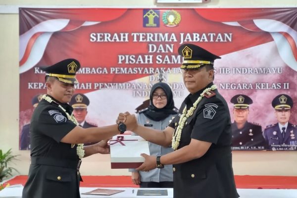 Kepala Lapas Resmi Berganti, Lapas Indramayu Gelar Sertijab dan Pisah Sambut