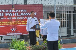 Lapas Indramayu Laksanakan Upacara Peringatan Hari Pahlawan