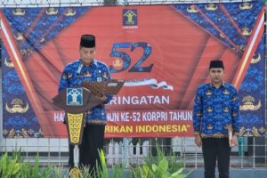 Lapas Indramayu Gelar Upacara Peringatan HUT Korpri ke- 52 Tahun