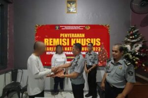 Enam Warga Binaan Nasrani di Rutan Cirebon Dapat Kado Natal Berupa Remisi Khusus