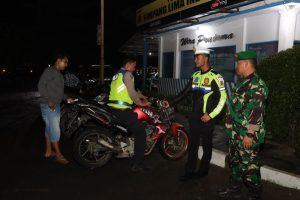Polisi dan TNI di Indramayu Lakukan Patroli Skala Besar, 10 Kendaraan Terjaring Razia Knalpot Brong