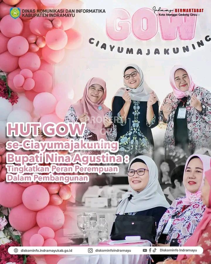 HUT GOW Ciayumajakuning, Bupati Nina Tingktkan Peran Perempuan dalam Pembangunan HUT GOW Ciayumajakuning, Bupati Nina Tingktkan Peran Perempuan dalam Pembangunan