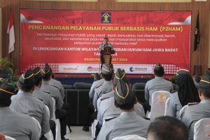 Lapas Indramayu Ikuti Deklarasi Pencanangan P2HAM Oleh Kanwil Kemenkumham Jabar