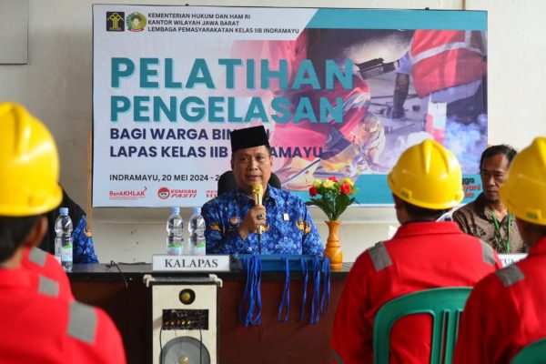 Lapas Indramayu Berikan Pelatihan Kemandirian Manufaktur Peningkatan Pengelasan Bersertifikat