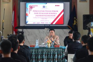 Tingkatkan Kinerja, Kalapas Indramayu Beri Penguatan & Evaluasi Kepada Jajaran Petugas Pengamanan