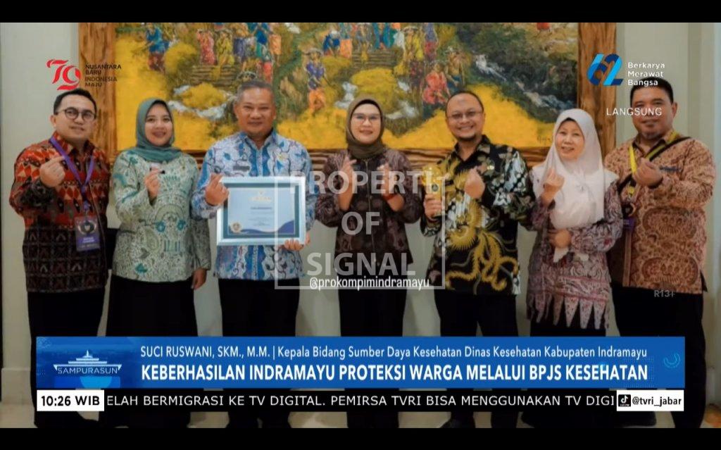 Dinkes Indramayu Bahas Keberhasilan Proteksi Masyarakat Melalui BPJS Kesehatan di Program “Sampurasun” TVRI Jabar Dinkes Indramayu Bahas Keberhasilan Proteksi Masyarakat Melalui BPJS Kesehatan di Program “Sampurasun” TVRI Jabar