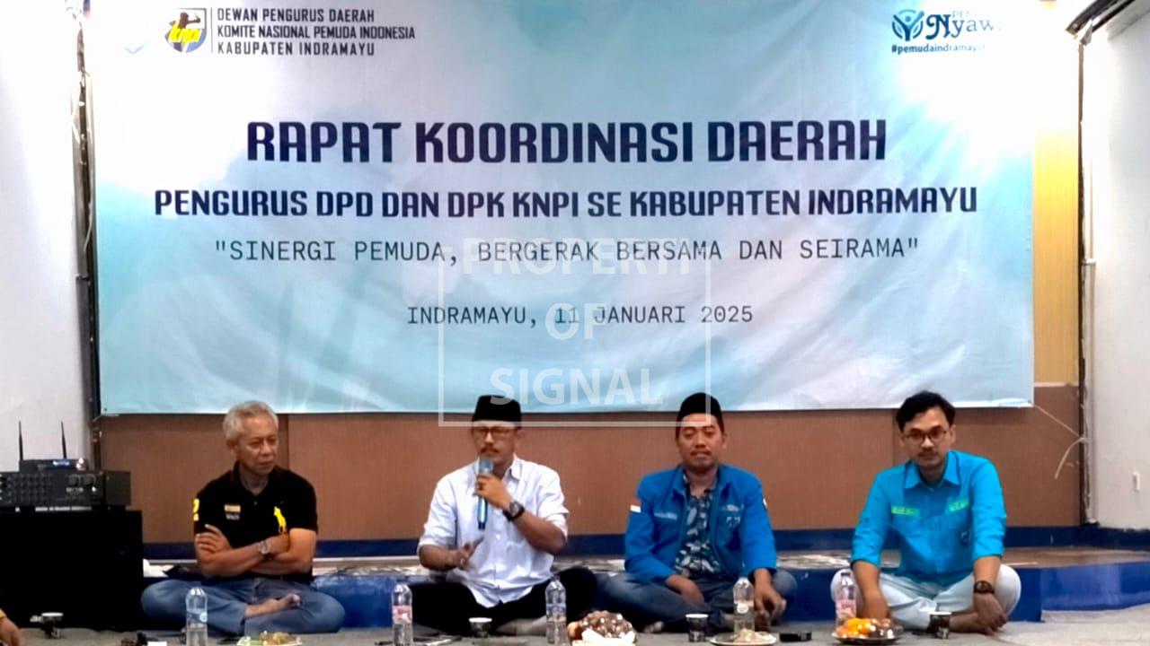 KNPI Indramayu Adakan Rakorda. Khamzah : Dorong Sinergi Pemuda untuk Pembangunan Daerah KNPI Indramayu Adakan Rakorda. Khamzah : Dorong Sinergi Pemuda untuk Pembangunan Daerah