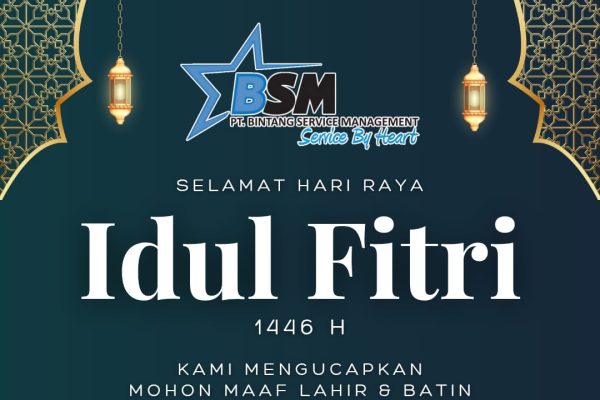 PT. Bintang Service Management Mengucapkan Selamat Hari Raya Idul Fitri 1446 H