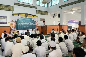 Jalin Kebersamaan, Petugas Dan Warga Binaan Lapas Indramayu Buka Puasa Bersama