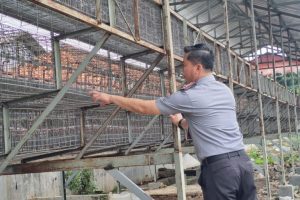 Pastikan Sarpras di Lapas Indramayu Memadai, Kalapas Lakukan Kontrol Lingkungan