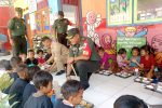 Dandim 0616/Indramayu Mendistribusikan Makanan Sehat Bergizi Gratis Untuk Paud, TK, dan Posyandu