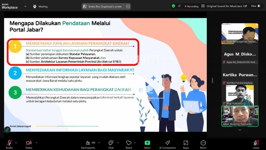 Pemkab Indramayu Ikut Serta Dalam Memperkuat Akselerasi dan Pendampingan Layanan Publik demi Cegah Maladministrasi Pemkab Indramayu Ikut Serta Dalam Memperkuat Akselerasi dan Pendampingan Layanan Publik demi Cegah Maladministrasi