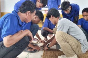 Lapas Indramayu Gelar Pelatihan Pembuatan Coco Shade Berbahan Serabut Kelapa