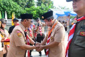 Peringati Hari Pramuka ke-64, Wabup Indramayu Ajak Pramuka Jadi Garda Terdepan Ketahanan Bangsa