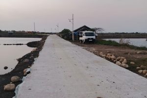 Jalan Rusak Jadi Mulus, Pabean Ilir Kini Punya Akses Tambak Yang Layak