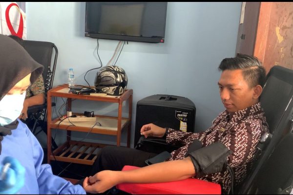 Lembaga Pemasyarakatan Kelas IIB Indramayu Gelar Donor Darah Bersama PMI Kabupaten Indramayu