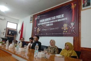 KPU Indramayu Menggelar Forum Konsultasi Publik Tentang Pelayanan Data Pemilih Tahun 2025
