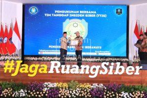 Dikukuhkan BSSN, Diskominfo Indramayu Siap Amankan Ruang Siber Pemerintahan