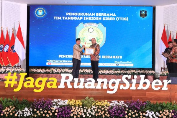 Dikukuhkan BSSN, Diskominfo Indramayu Siap Amankan Ruang Siber Pemerintahan