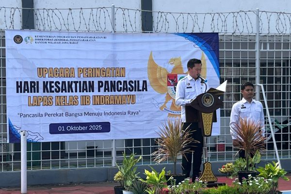 Kalapas Indramayu Ajak Warga Binaan Amalkan Pancasila pada Peringatan Hari Kesaktian Pancasila 2025
