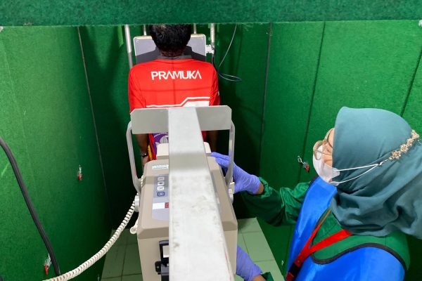 Hari Ketiga Skrining TB di Lapas Indramayu, 182 Warga Binaan Jalani Pemeriksaan CXR