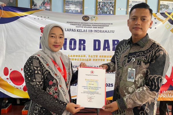 Peduli Sesama, Lapas Indramayu Donorkan Darah di Hari Bakti Imipas 2025