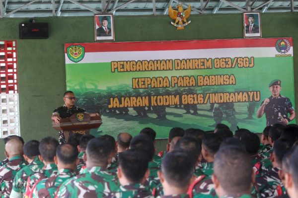 Perkuat Tugas Teritorial, Danrem 063/SGJ Kunjungi Kodim 0616/Indramayu