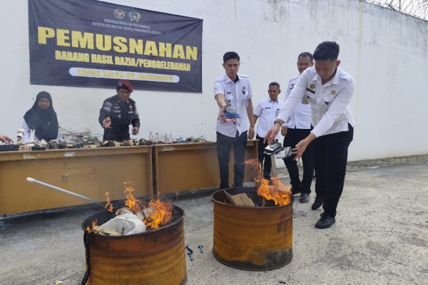 HP hingga Senjata Rakitan Dimusnahkan, Lapas Indramayu Perketat Pengamanan