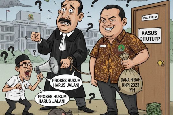 Dugaan Penyimpangan Hibah KNPI 2023 Makin Buram, LSM Putra Dermayu Desak Kejari Ungkap Kebenaran.