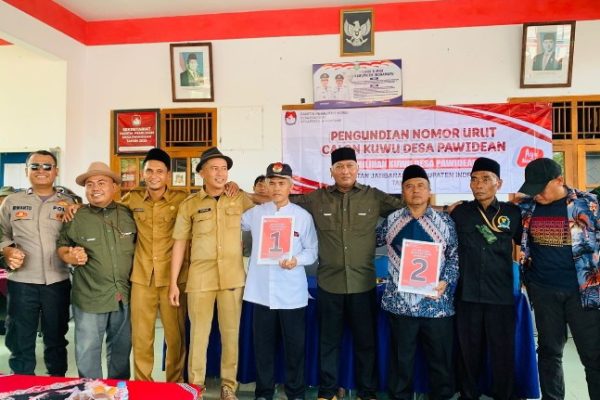 Head To Head Pemilihan Kuwu Desa Pawidean Kecamatan Jatibarang, Suasana Tetap Kondusif Dan Aman.