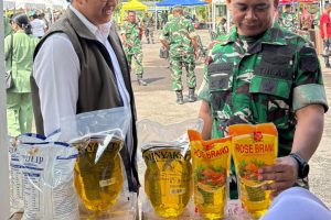 Jelang Idul Fitri, Kodim 0616/Indramayu Bersama Bulog Hadirkan Bazar Murah dan Gerakan Pangan Murah