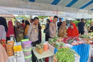 Polres Indramayu Gelar Gerakan Pangan Murah, Stabilkan Harga Pokok di Bulan Ramadan