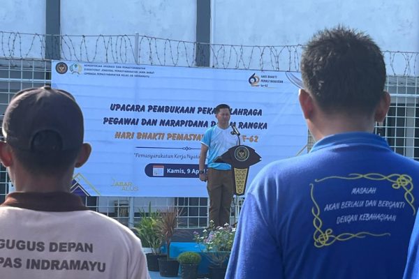 HBP ke-62 Lapas Indramayu Gelar Pembukaan Pekan Olahraga