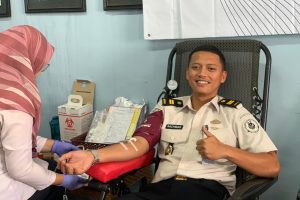 Peduli Sesama, Lapas Indramayu Sukses Gelar Donor Darah di Hari Bakti ke-62
