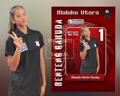 Hannin, Siswi SMPN 1 Bangodua Asal Indramayu, Tampil di Kejurnas Voli U-18 2026